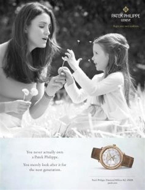 patek philippe ad slogan|Patek Philippe watch campaign.